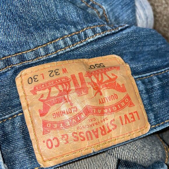 Men's 550 Levi's Jeans medium wash boot cut SZ 32" X 30" pants excellent cond. - Picture 7 of 7